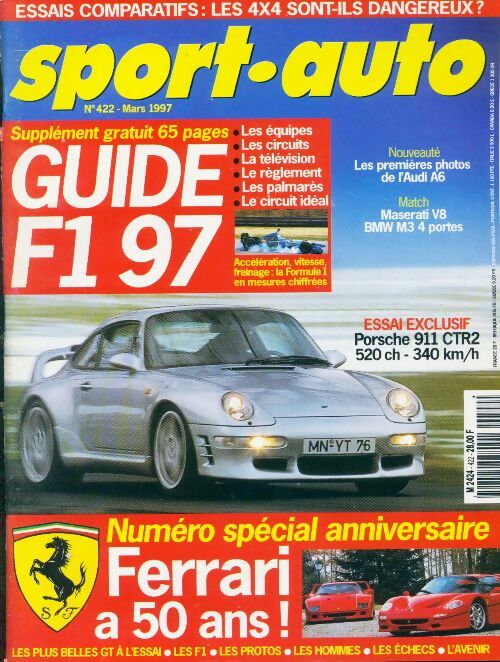 Livrenpoche : Sport-auto n°422 : Guide F1 97 - Collectif - Livre