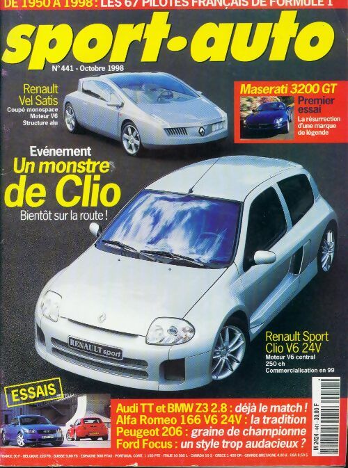 Livrenpoche : Sport-auto n°441 : Un monstre de Clio - Collectif - Livre
