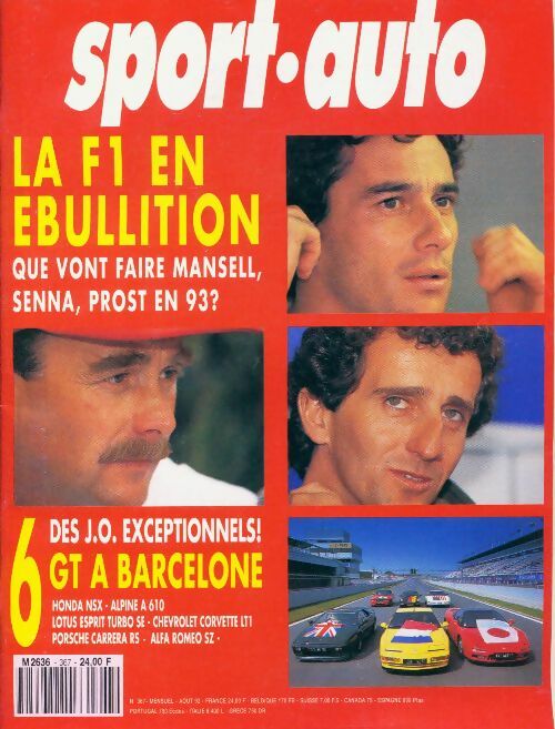 Livrenpoche : Sport-auto n°367 : La F1 en ébullition - Collectif - Livre