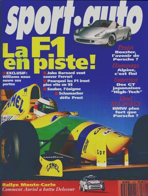 Livrenpoche : Sport-auto n°374 : La F1 en piste ! - Collectif - Livre