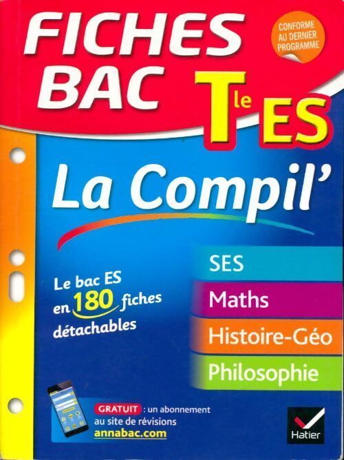 Livrenpoche : La compil' Terminale ES - Elisabeth Brisson - Livre
