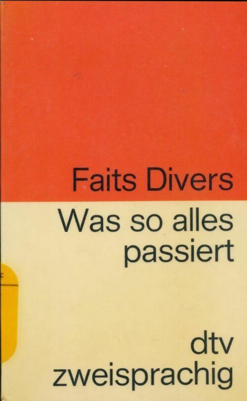 Livrenpoche : Faits divers : Was si alles passiert - Collectif - Livre
