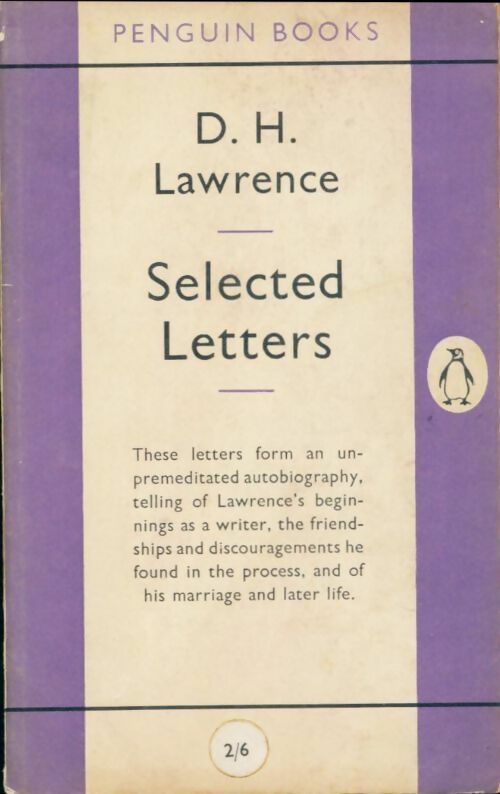 Livrenpoche : Selected letters - David Herbert Lawrence - Livre