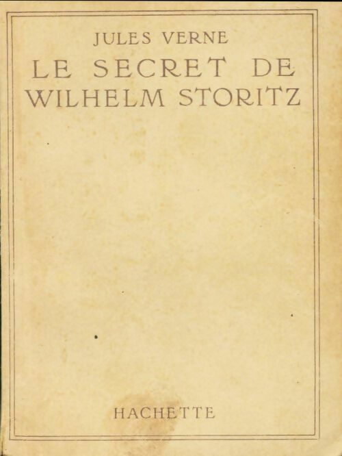 Le secret de Wilhelm Storitz - Jules Verne -  Bibliothèque de la Jeunesse - Livre