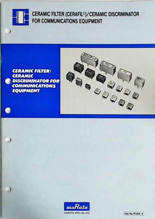 Livrenpoche : Ceramic filter / ceramic disciminator for communications equipment - Collectif - Livre