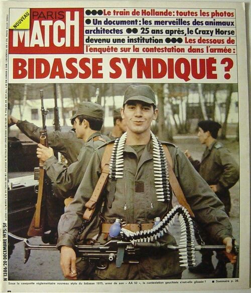 Livrenpoche : Paris Match n°1386 : Bidasse syndiqué ? - Collectif - Livre