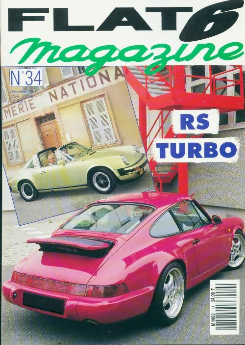 Livrenpoche : Flat 6 magazine n°34 : RS turbo - Collectif - Livre
