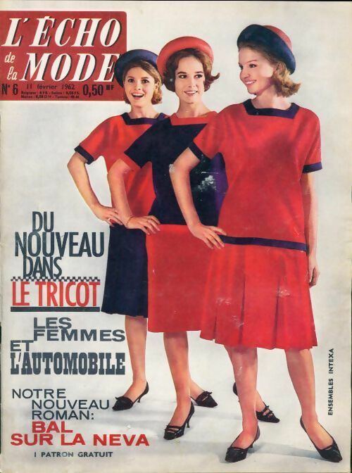 Livrenpoche : L'écho de la mode 1962 n°6 - Collectif - Livre
