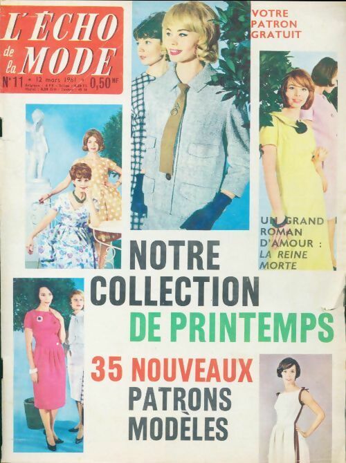 L'écho de la mode 1961 n°11 - Collectif -  L'écho de la mode - Livre