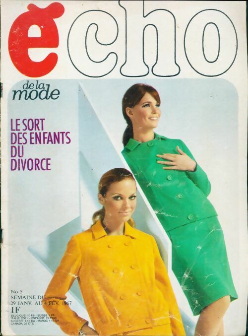 L'écho de la mode 1967 n°5 - Collectif -  L'écho de la mode - Livre
