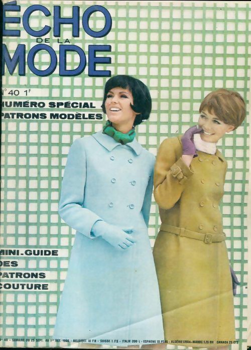 L'écho de la mode 1966 n°40 - Collectif -  L'écho de la mode - Livre