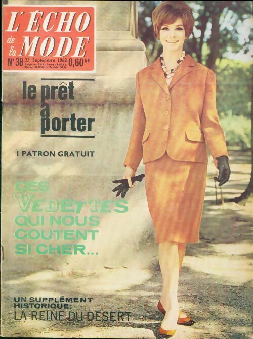 Livrenpoche : L'écho de la mode 1962 n°38 - Collectif - Livre