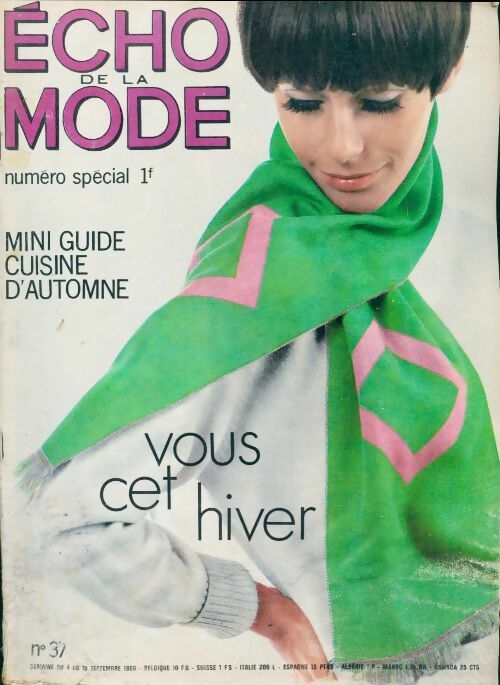 Livrenpoche : L'écho de la mode 1966 n°37 - Collectif - Livre