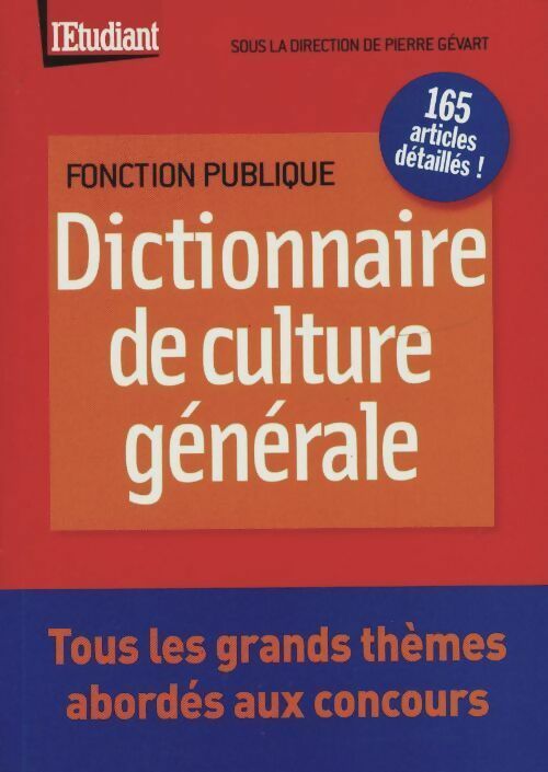 Livrenpoche : Dictionnaire de culture générale - Pierre Gévart - Livre