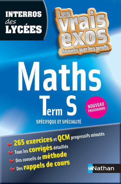 Livrenpoche : Interros des lycées maths term s - Bénédicte Bourgeois - Livre