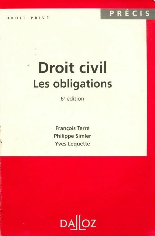Livrenpoche : Droit civil. Les obligations - Yves Lequette - Livre