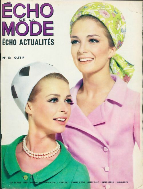 Livrenpoche : Echo de la mode - éco actualités 1966 n°13 - Collectif - Livre