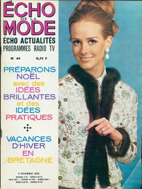 Livrenpoche : Echo de la mode - éco actualités 1965 n°49 - Collectif - Livre