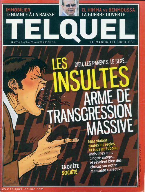 Livrenpoche : Telquel n°374 : Les insultes - Collectif - Livre