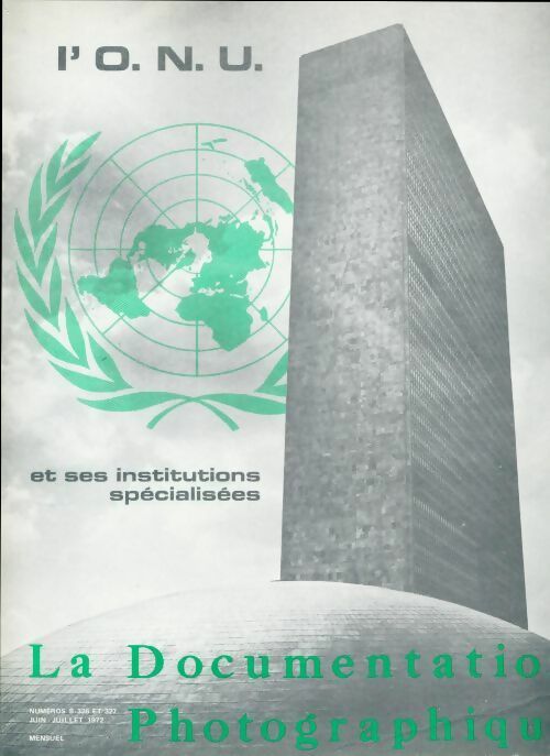 Livrenpoche : La documentation photographique n°5-326 / 5-327 : L'O.N.U. - Collectif - Livre