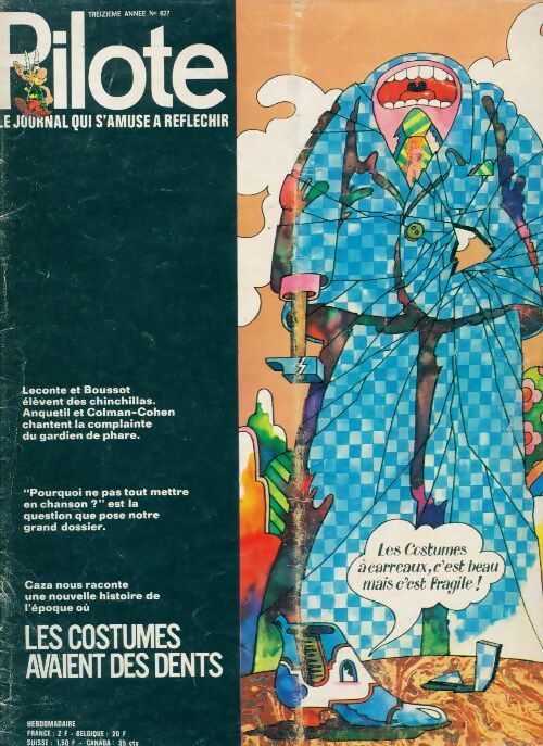 Livrenpoche : Pilote n°627 : Les costumes avaient des dents - Collectif - Livre