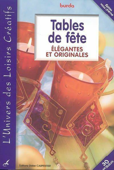 Livrenpoche : Tables de fête élégantes et originales - Burda - Livre