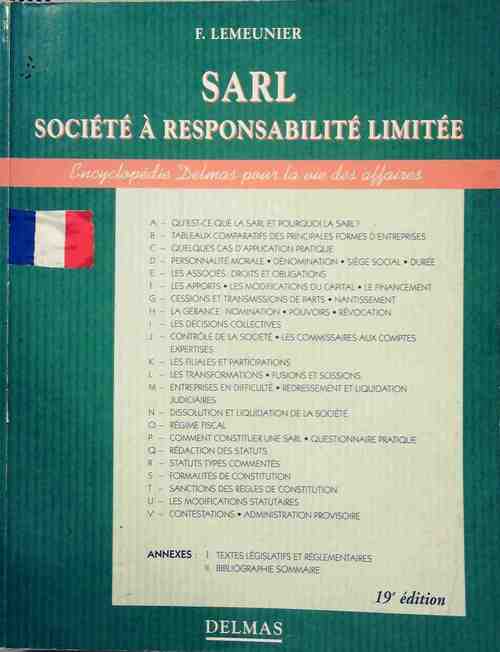 Livrenpoche : Sarl : Société à responsabilité limitée - Francis Lemeunier - Livre