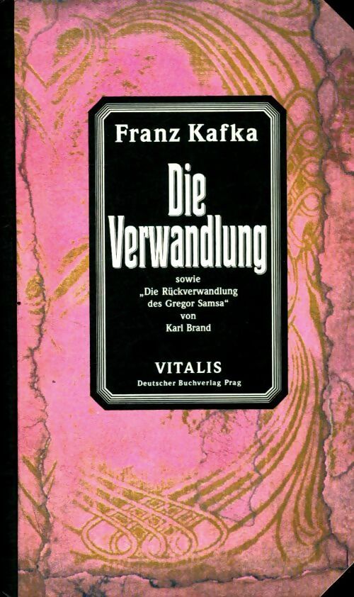 Die verwandlung - Franz Kafka -  Vitalis - Livre