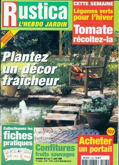 Livrenpoche : Rustica n°1493 : Plantez un décor fraîcheur - Collectif - Livre