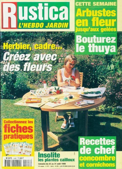 Livrenpoche : Rustica n°1548 : Herbier, cadre... - Collectif - Livre