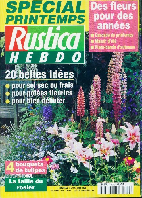 Rustica n°1472 : 20 belles idées - Collectif -  Rustica - Livre