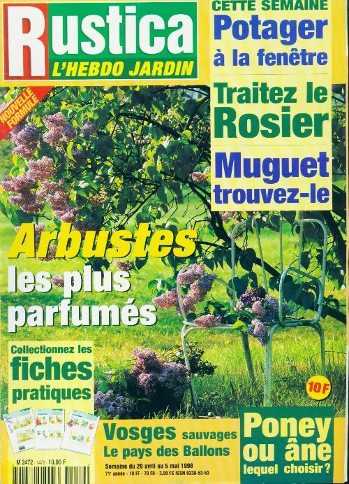 Rustica n°1479 : Arbustes les plus parfumés - Collectif -  Rustica - Livre