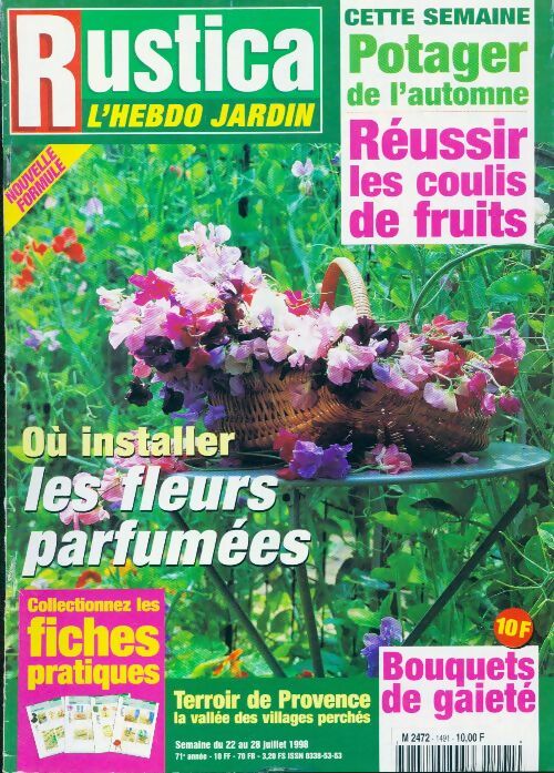 Livrenpoche : Rustica n°1491 : Où installer les fleurs parfumées - Collectif - Livre