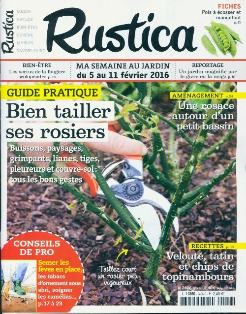 Livrenpoche : Rustica n°2406 : Bien tailler ses rosiers - Collectif - Livre