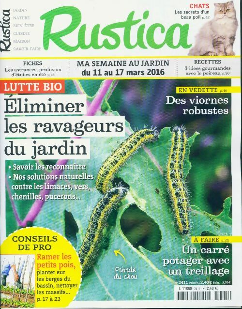 Livrenpoche : Rustica n°2411 : Eliminer les ravageurs du jardin - Collectif - Livre