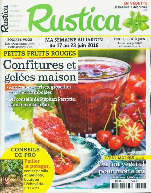 Livrenpoche : Rustica n°2425 : Confitures et gelées maison - Collectif - Livre