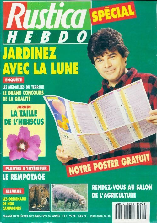 Livrenpoche : Rustica n°1209 : Jardinez avec la lune - Collectif - Livre
