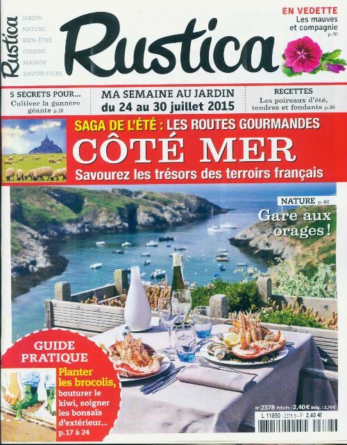 Livrenpoche : Rustica n°2378 : Côté mer - Collectif - Livre