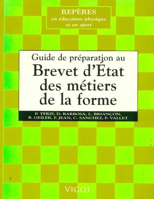 Livrenpoche : Guide de préparation au Brevet d'Etat des métiers de la forme - Terzi - Livre