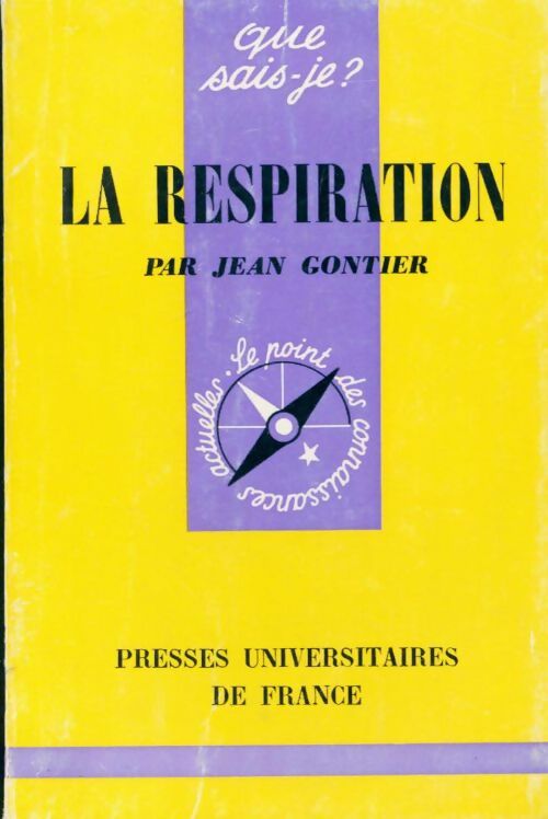 Livrenpoche : La respiration - Jean R. Gontier - Livre