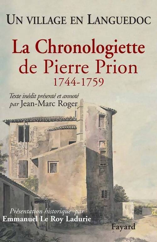 Livrenpoche : La chronologiette de Pierre Prion (1744-1759) - Pierre Prion - Livre