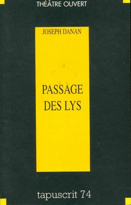 Livrenpoche : Passage des lys - Joseph Danan - Livre