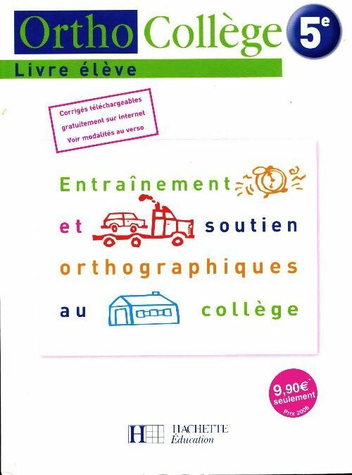 Livrenpoche : Ortho collège 5e - Daniel Berlion - Livre