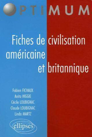 Livrenpoche : Fiches de civilisation américaine et britannique - Fabien Fichaux - Livre