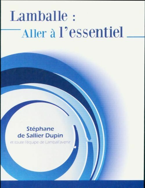 Livrenpoche : Lamballe : aller à l'essentiel - Stéphane De Sallier Dupin - Livre