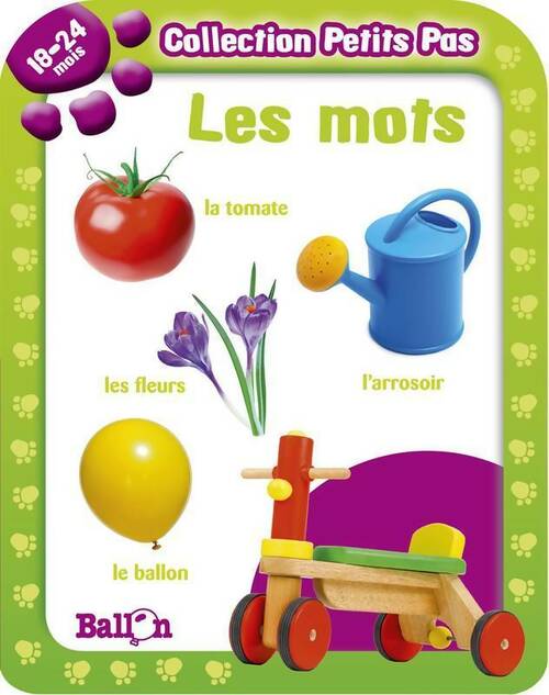 Livrenpoche : Les mots 18-24 mois - Collectif - Livre