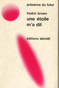 Une étoile m'a dit - Fredric Brown - Livre