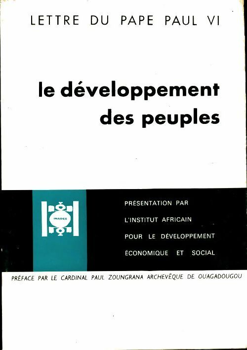 Livrenpoche : Le développement des peuples - Paul VI - Livre