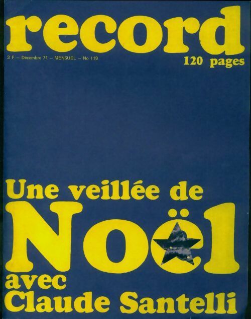Livrenpoche : Record n°119 : Une veillée de Noël - Collectif - Livre