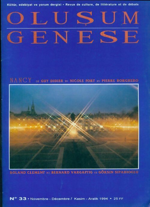 Olusum/Genese n°33 - Collectif -  Olusum/Genese - Livre